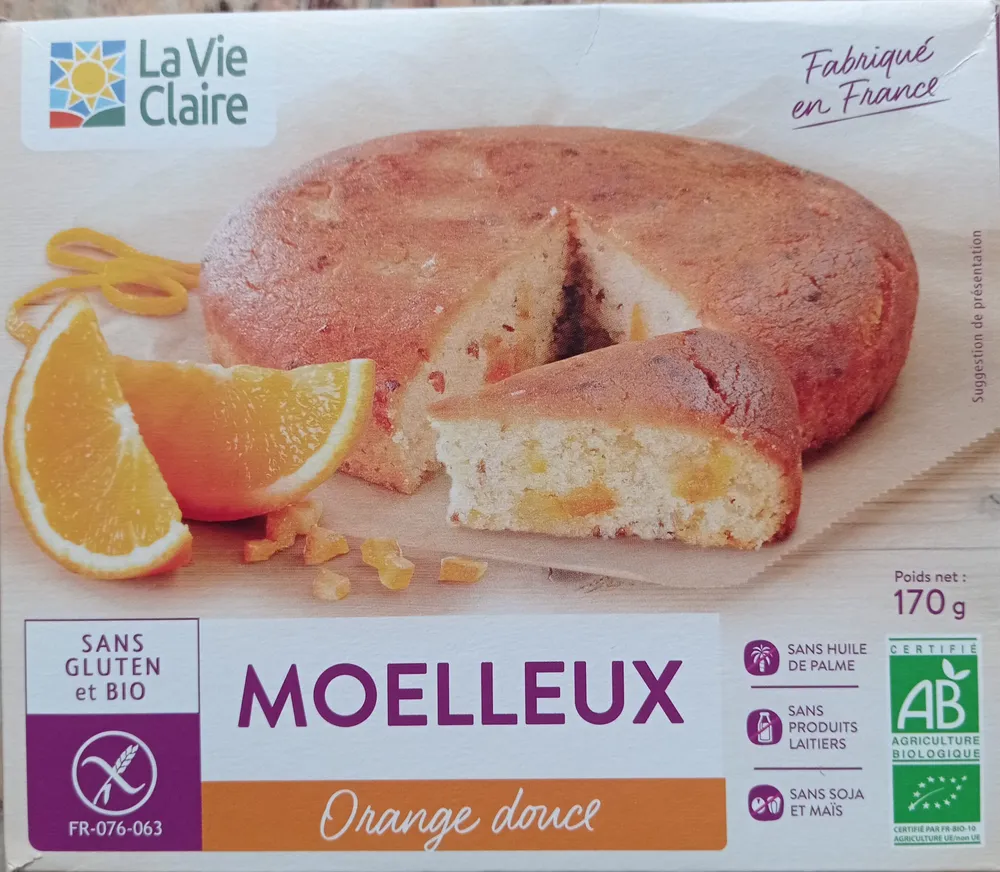 Moelleux a l’orange douce
