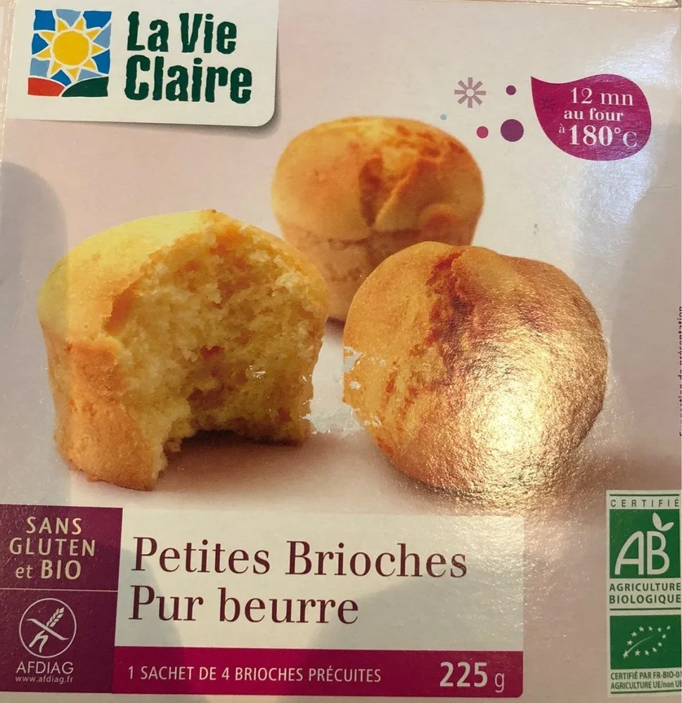 Petites brioches pur beurre sans gluten