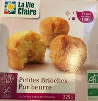 Petites brioches pur beurre sans gluten