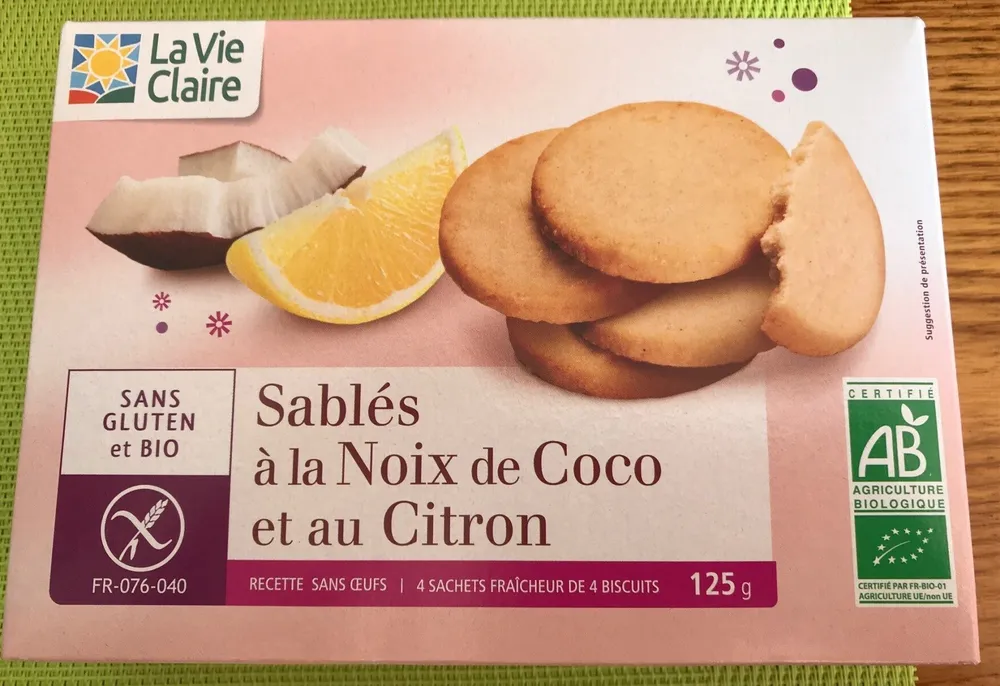 Sablés à la noix de coco
