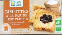 Biscotte à la farine complete