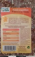Muesli Croustillant au Quinoa et au Chocolat