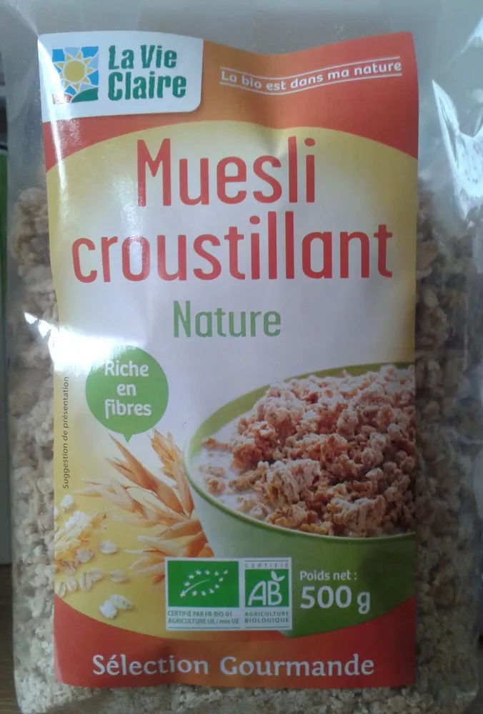 Muesli croustillant Nature