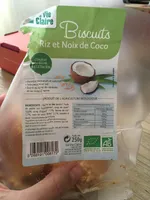 Biscuits Riz et Noix de Coco