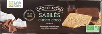 Sablés noix de coco nappés chocolat