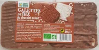 Galettes de riz au chocolat au lait