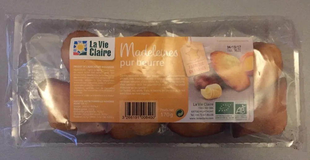 Madeleines Pur Beurre