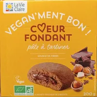 Biscuit fourré a la pâte à tartiner