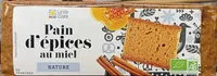 Pain d'épices au Miel nature