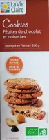 Cookies pépites de chocolat et noisettes