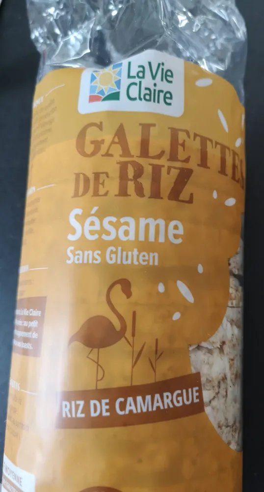 Galettes De Riz Au Sésame, 130 Grammes, Marque La Vie Claire