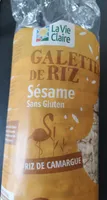 Galettes De Riz Au Sésame, 130 Grammes, Marque La Vie Claire