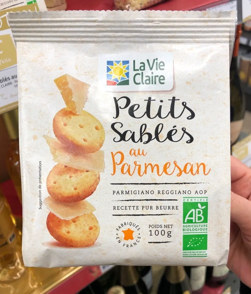 Petits sables au parmesan