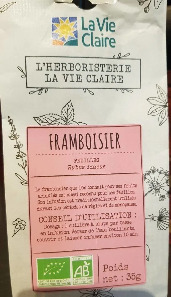 Infusion framboisier