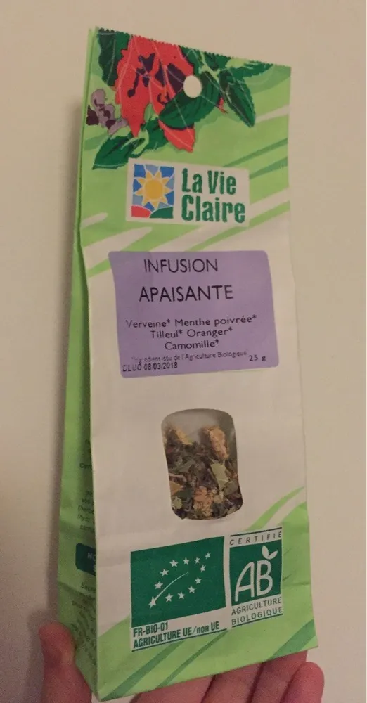 Infusion apaisante