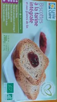 Biscottes à la farine intégrale et aux graines de lin