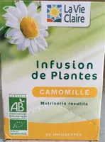 Infusion de plantes camomille