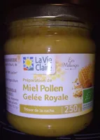 Préparation de miel pollen gelée royale bio