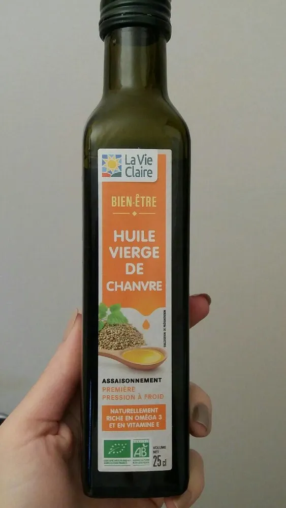 Huile vierge de chanvre