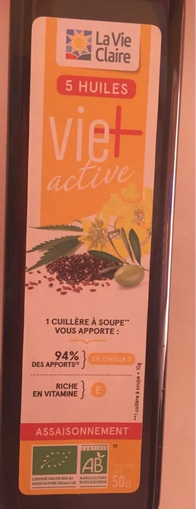 5 huiles VIE ACTIVE +