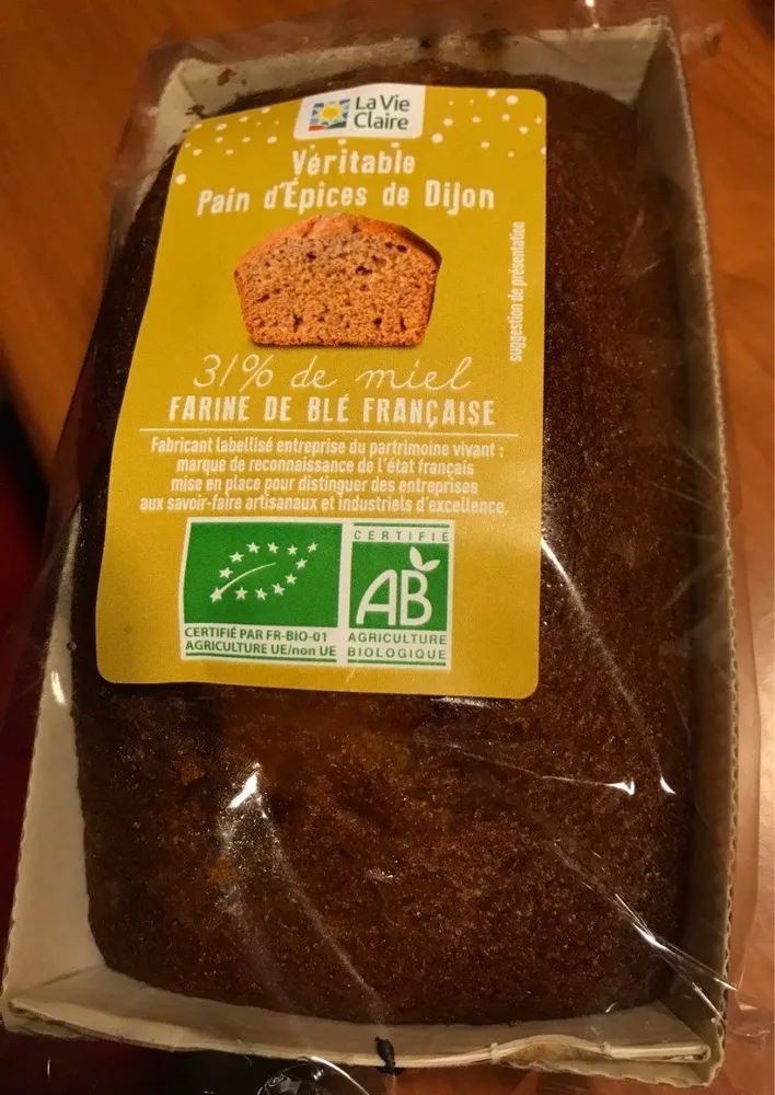 Véritable pain d'épices de Dijon