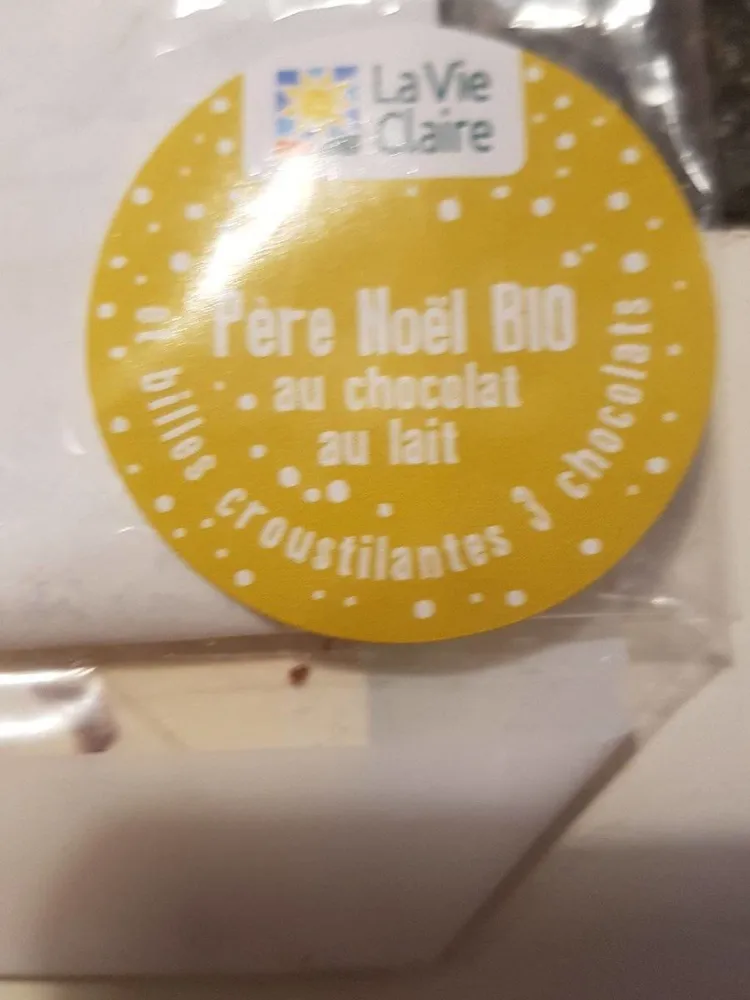 Petit père Noël au chocolat au lait
