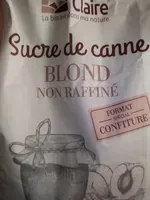 Sucre de canne blond non raffiné