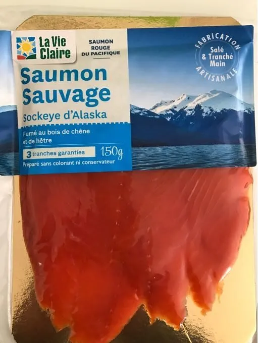 Saumon Sauvage sockeye d’Alaska