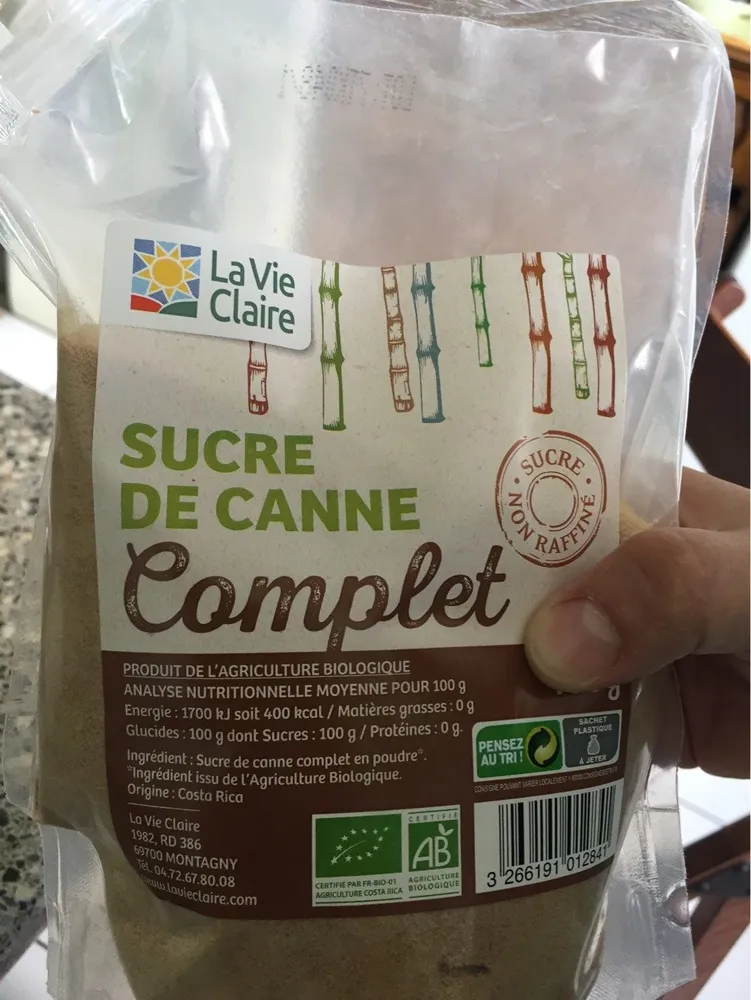 Sucre de canne complet