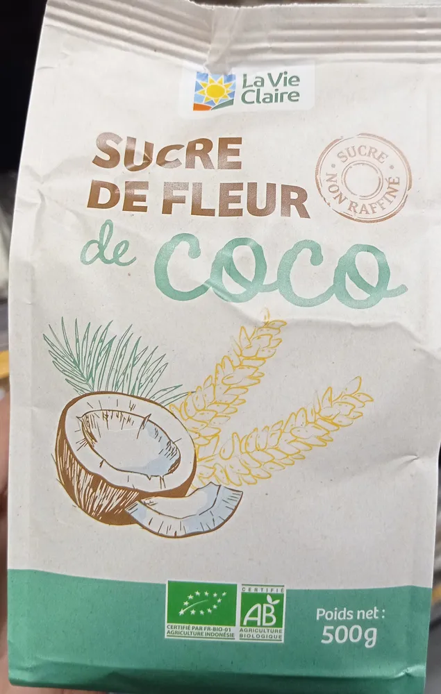 Sucre de Fleur de coco non raffiné