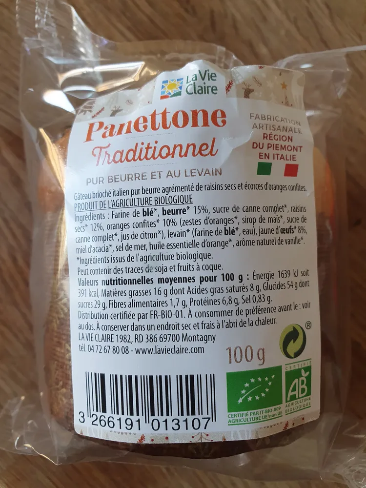 Panettone Traditionnel