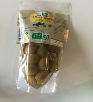 Olives vertes denoyautees