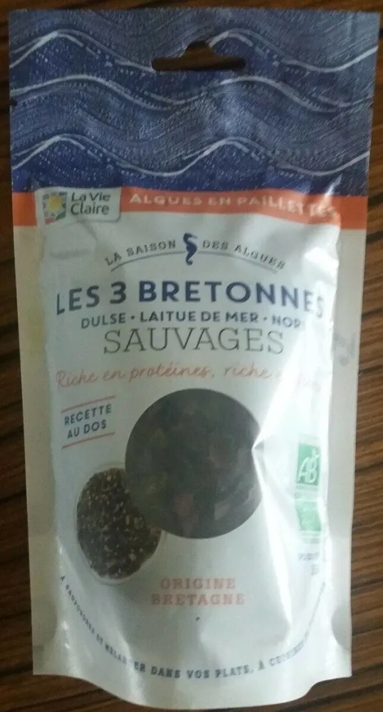 Les 3 bretonnes (Dulse-Laitue de Mer-Nori)