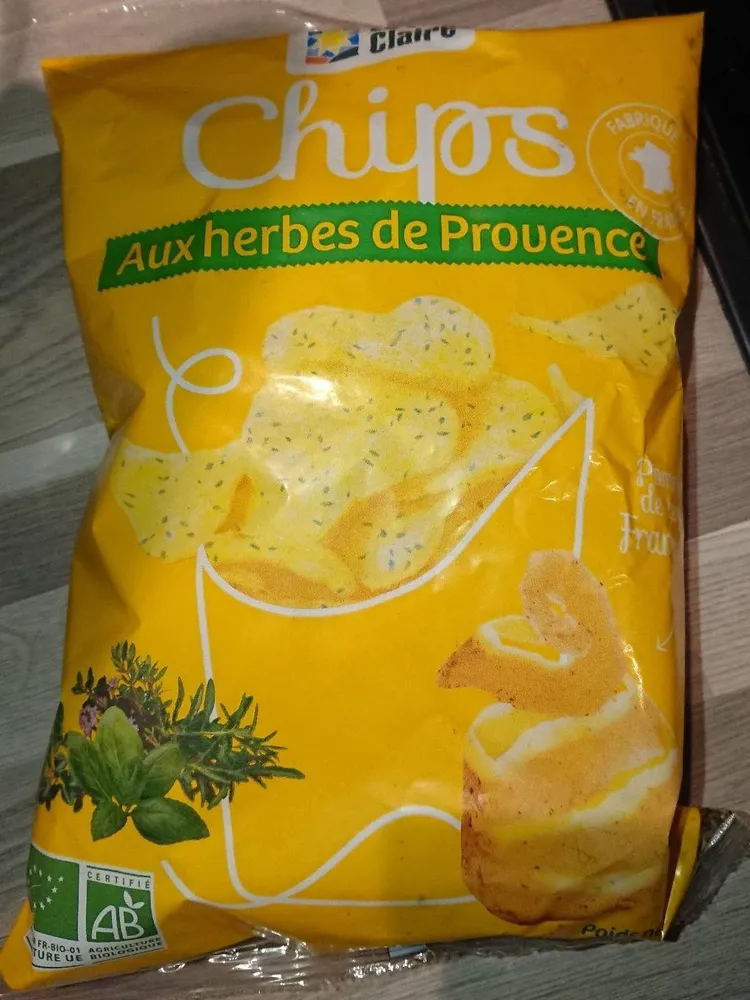 Chips aux herbes de Provence
