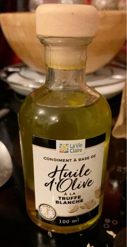 Huile olive a la truffe