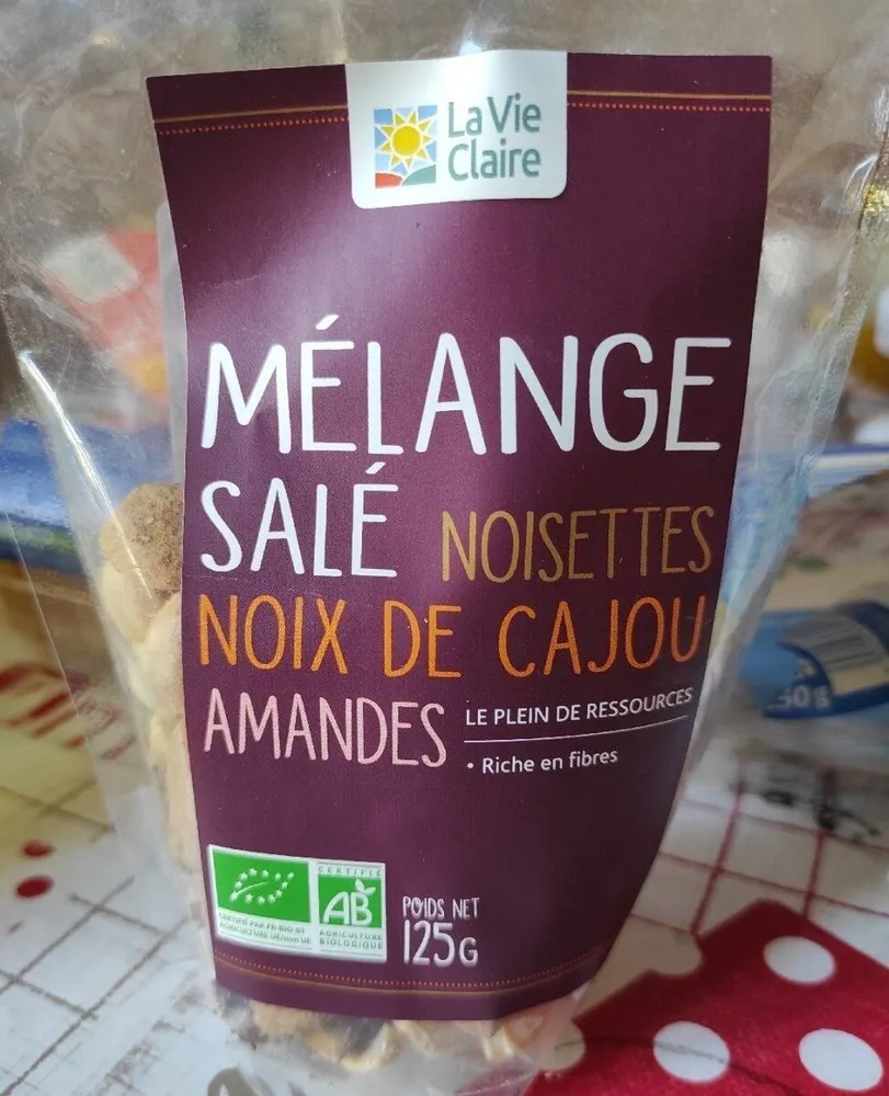 Mélange Salé Noisette Noix de cajou Amande