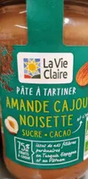 Pâte à tartiner Amande cajou noisette