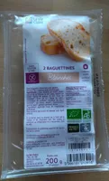 2 baguettines blanches sans gluten