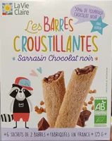 Les barres croustillantes - Sarrasin chocolat noir