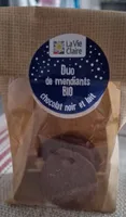 Mendiants chocolat noir et lait