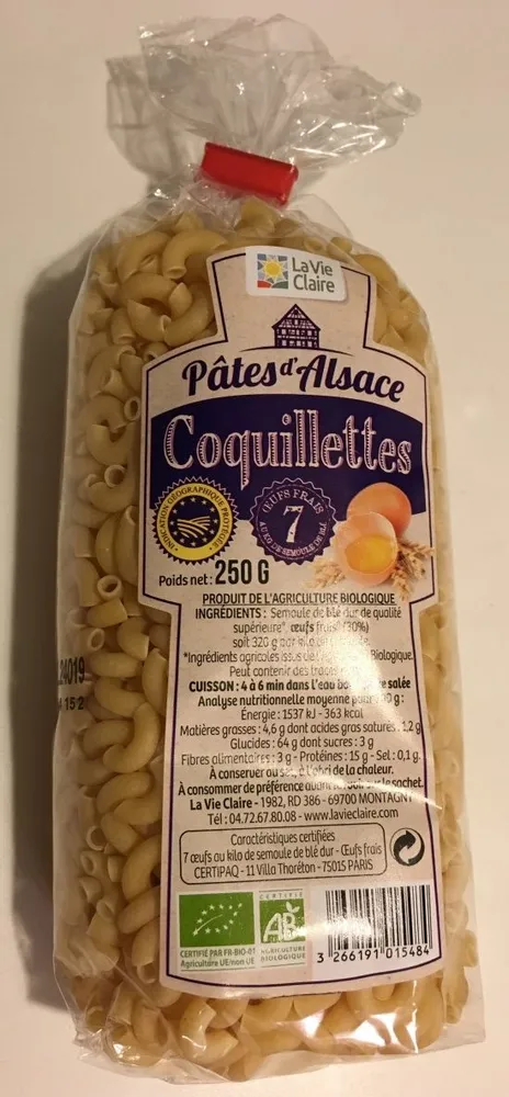 Pâtes d'Alsace - Coquillettes