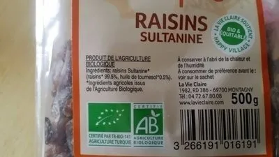 Raisins Sultanine