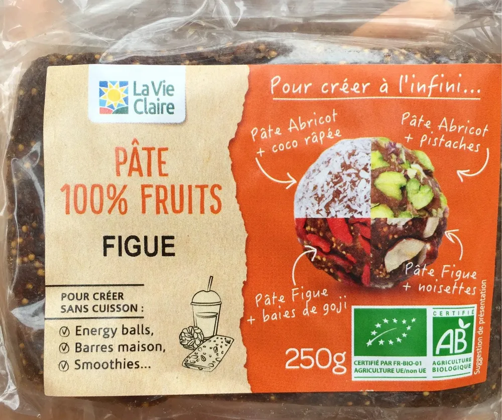 Pâte 100% fruits figue