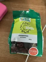 Cranberries séchées