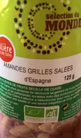 Amandes grillées salées