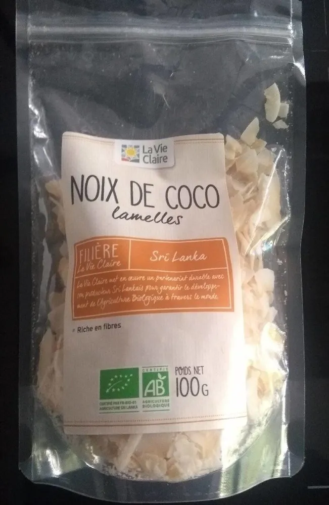 Noix de coco lamelles