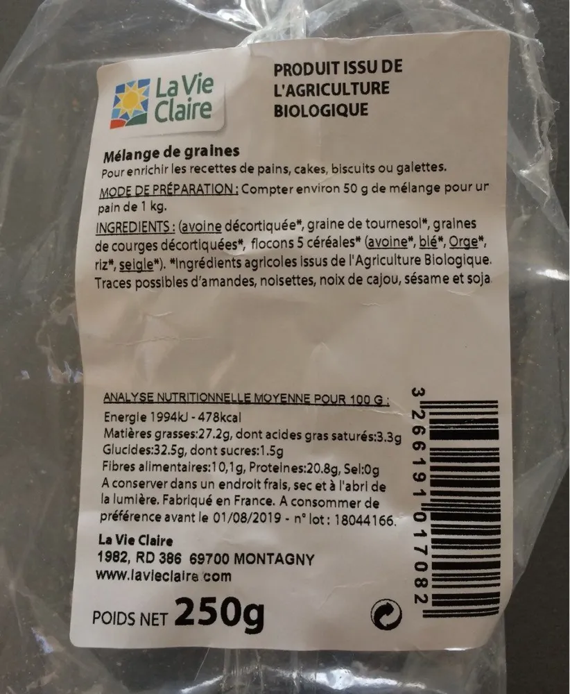 Mélange de graines