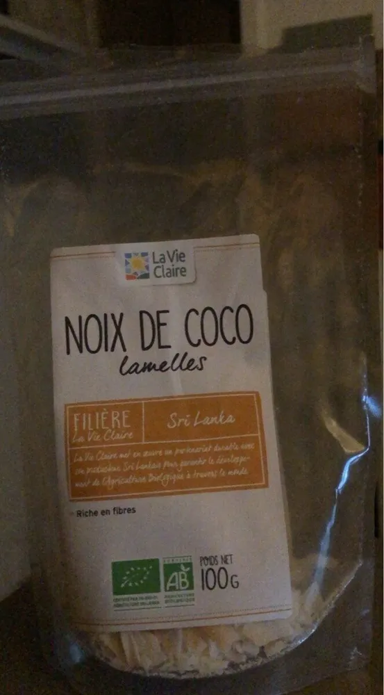 Noix de coco lamelles