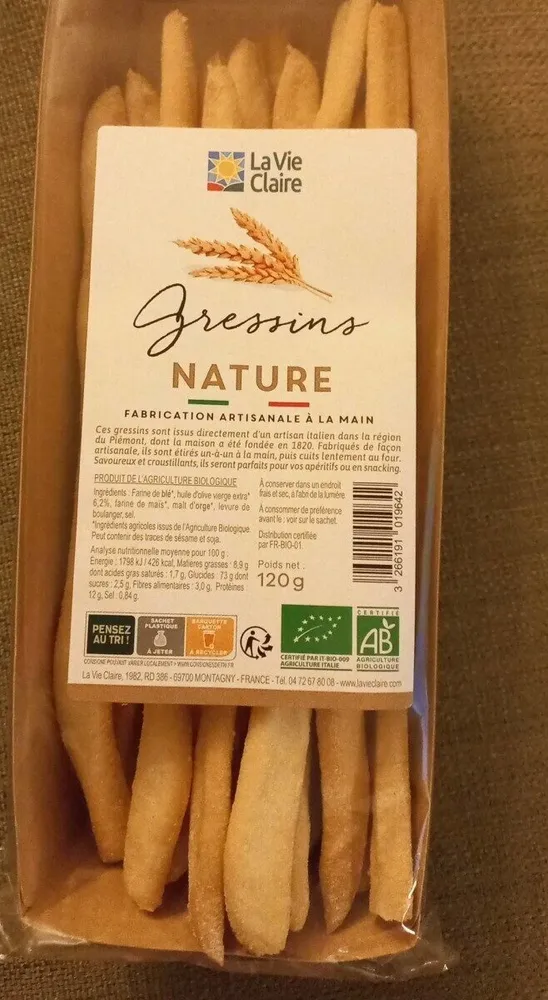 Gressins nature