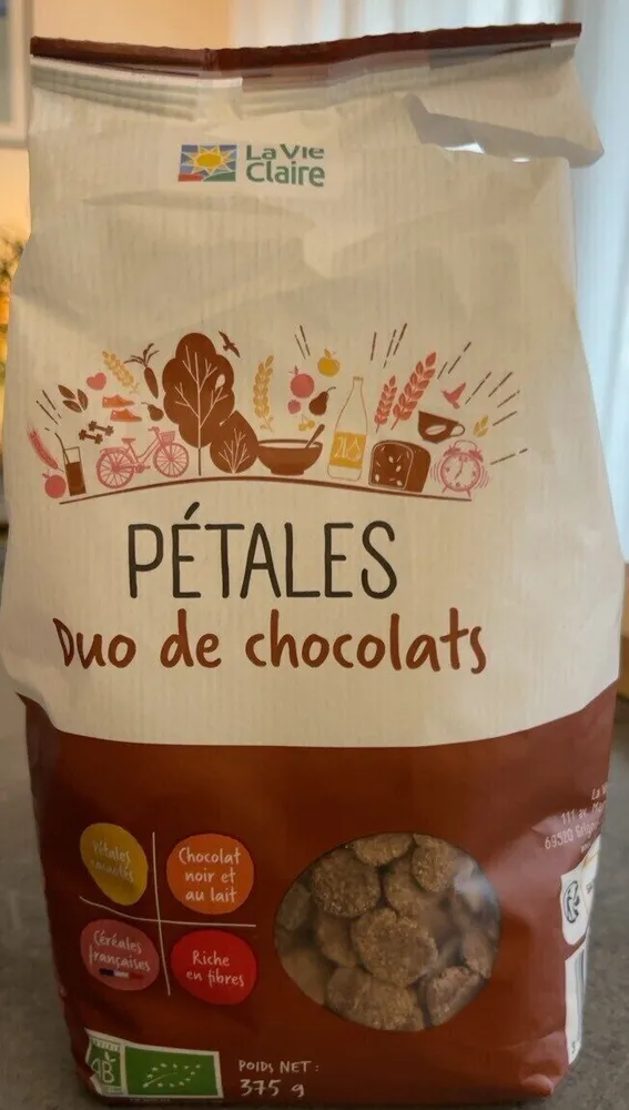 Pétales duo de chocolats